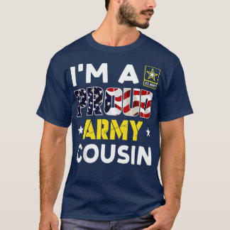 Camiseta Sou um Orgulhoso cousno americano Flag Family Soli
