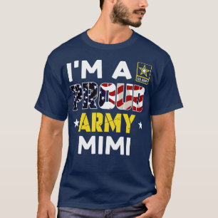 Camiseta Sou um Orgulhoso MIMI EUA, soldado da família de b