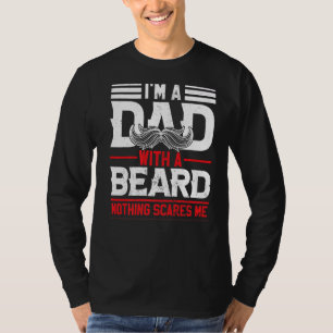 Camiseta Sou um Pai com bigode de barba
