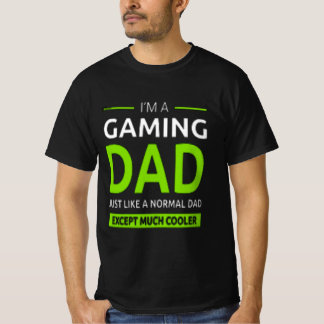 Camiseta "sou um pai de jogador como um pai normal só muito
