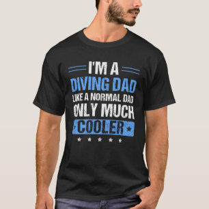 Camiseta Sou um Pai de mergulho, Pai do Dia dos Pais