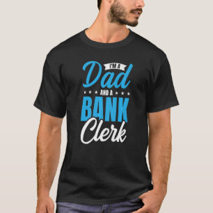 Camiseta Sou um Pai e um caixa de cheques bancários
