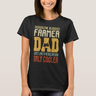 Camiseta Sou um Pai Fazendeiro Dia dos Pais Fazendeiro Vint