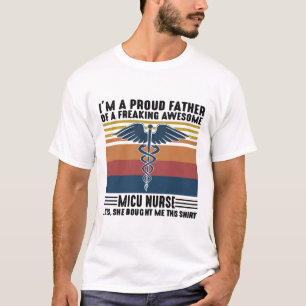 Camiseta Sou Um Pai Orgulhoso De Um Micu Adorável.