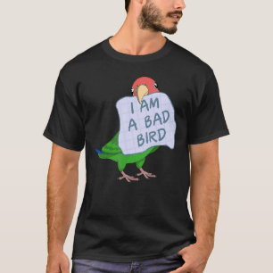 Camiseta Sou Um Pássaro Mau Que Enfrentei O Pássaro Verde