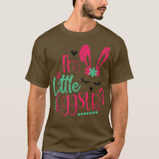 Camiseta Sou um Pequeno Bico de Páscoa Justa de Eggstra
