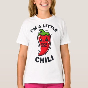 Camiseta Sou um Pequeno Pimenta Picante Chili