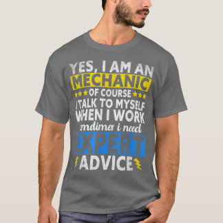Camiseta Sou um perito mecânico