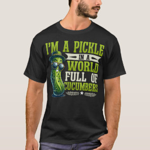 Camiseta SOU Um Picles Em Um Mundo Cheio De Pepinos Vegan V