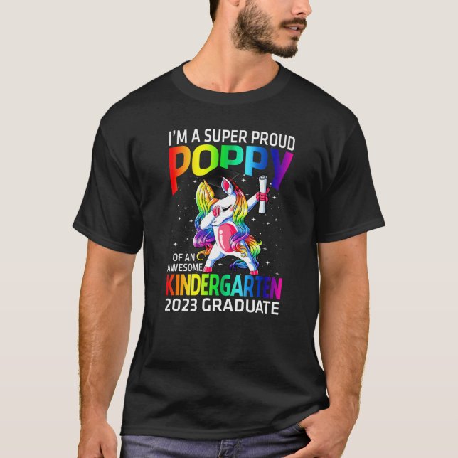 Camiseta Sou um Poppy super orgulhoso de um jardim de infân (Frente)