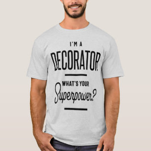 Camiseta Sou um presente de trabalho profissional de decora