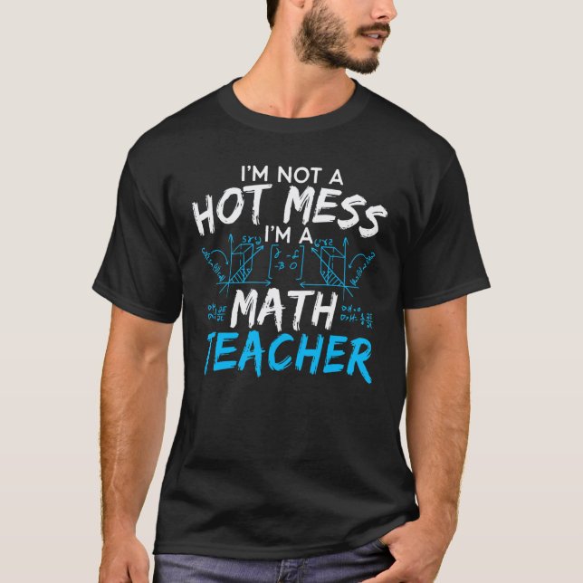 Camiseta Sou um professor de matemática Matemático Matemáti (Frente)