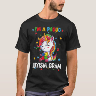 Camiseta Sou um Quebra-cabeça de Consciência do Autismo Org