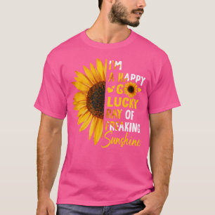 Camiseta SOU Um Raio FELIZ E Sortudo de Sol Brilhante