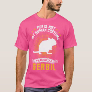 Camiseta Sou Um Rato Do Deserto Gerbil Rodent
