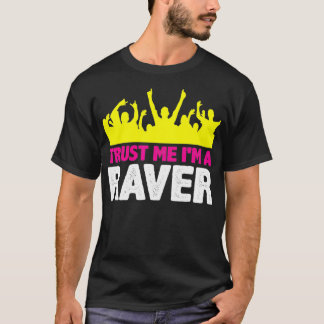 Camiseta Sou um Raver DJ EDM Party Dance Techno Music Men g
