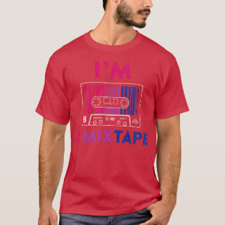 Camiseta Sou um Retro LGBT de Orgulho Bissexual Mistura