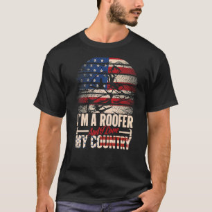 Camiseta Sou um Roofer e adoro o meu país