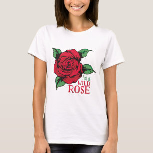 Camiseta Sou um Rosa selvagem