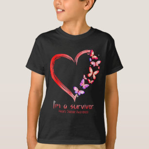 Camiseta Sou Um Sobrevivente Mês de Conscientização sobre D