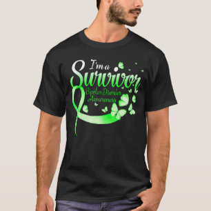 Camiseta Sou um Sobrevivente Perturbação Bipolar.