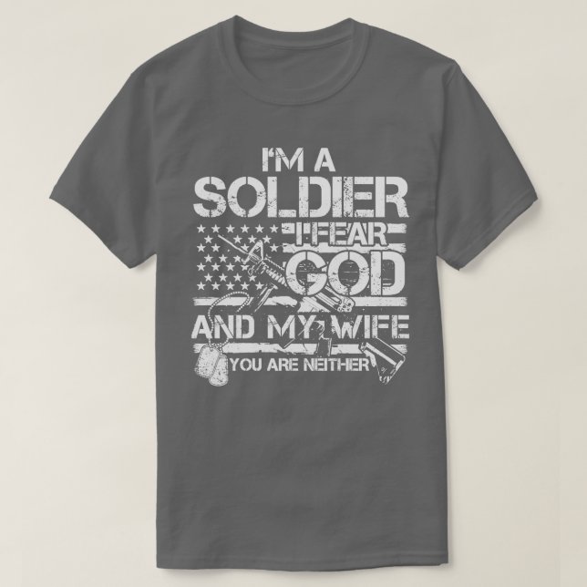 Camiseta Sou um Soldado (Frente do Design)