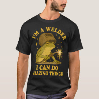 Camiseta SOU UM Soldador Faço Coisas Incríveis