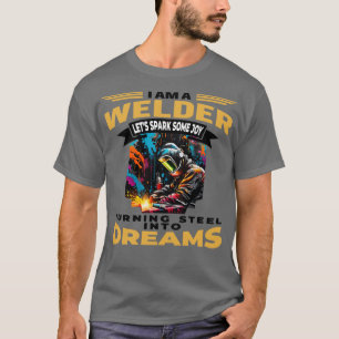 Camiseta Sou Um Soldador Transformando Aço em Sonhos Blade
