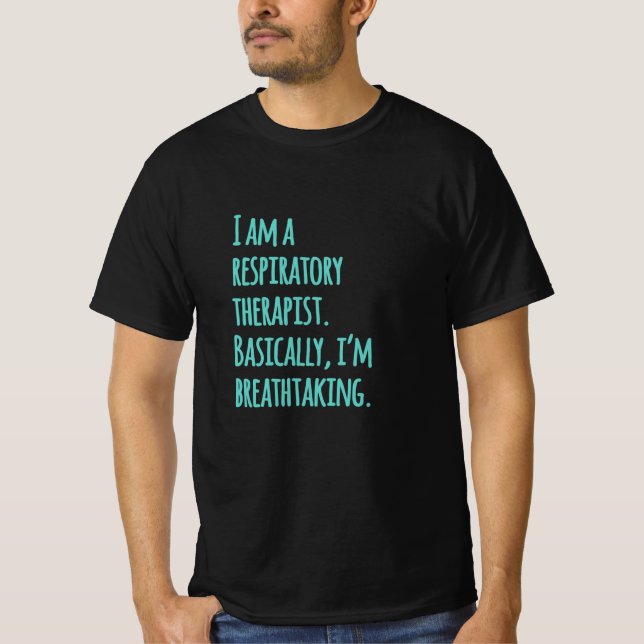 Camiseta Sou um terapeuta respiratório (Frente)