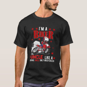 Camiseta Sou um tio mais engraçado, mas muito mais legal.