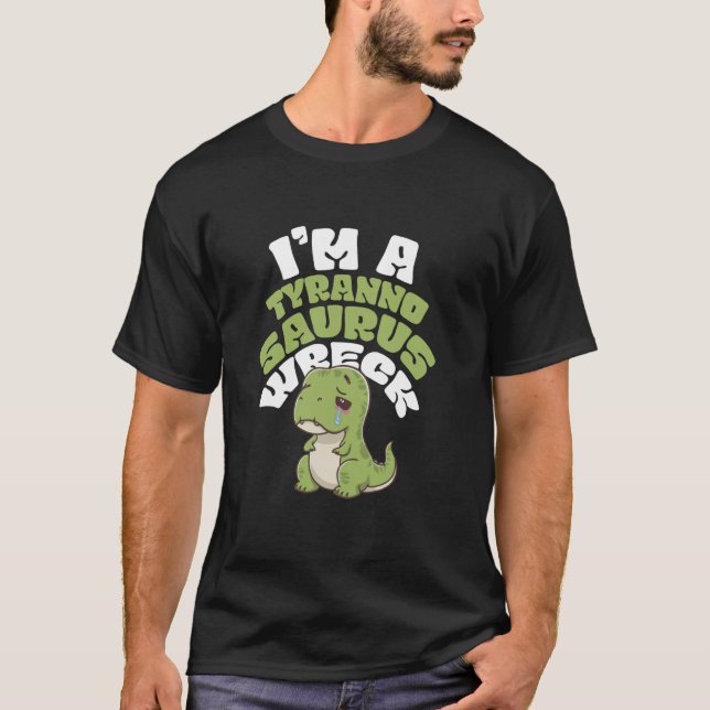 Camiseta Sou um Tiranossauro 1 (Frente)