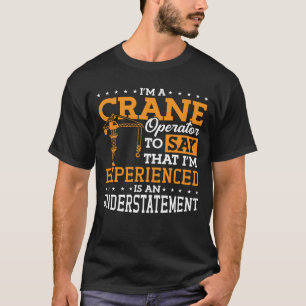 Camiseta Sou um trabalhador de construção de um local de co