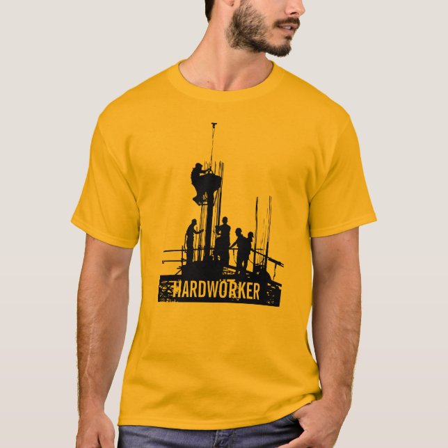 Camiseta Sou um Trabalhador-duro (Frente)