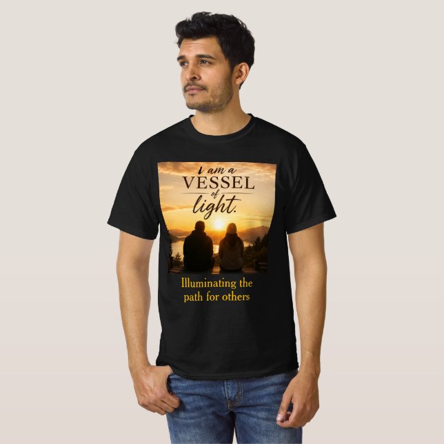 Camiseta Sou um Vaso de Luz (Frente Completa)