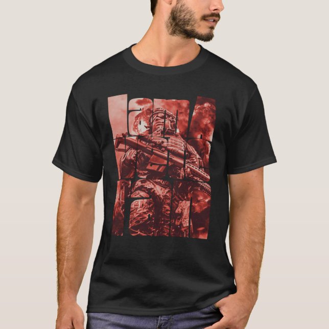 Camiseta Sou um Veterano Soldado Militar Americano 13 (Frente)