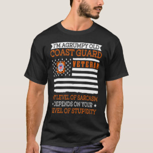 Camiseta Sou um Veterano Vereador da Guarda Costeira Velha 