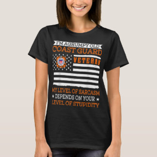 Camiseta Sou um Veterano Vereador da Guarda Costeira Velha