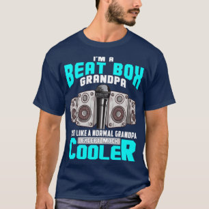 Camiseta Sou um vovô de beatbox como um vovô normal