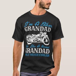 Camiseta Sou um vovô de Biker, vovô de motocicleta Fathe