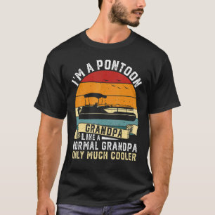 Camiseta Sou um vovô de Pontoon como um vovô normal só M