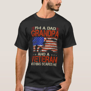 Camiseta Sou um vovô Pai e Dia de os pais Veterano Engraçad