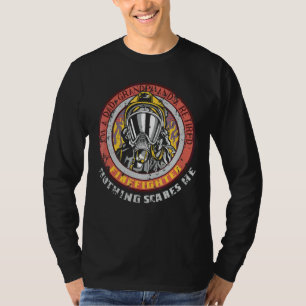 Camiseta Sou Um Vovô Pai E Um Bombeiro Nada Assusta