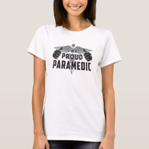 Camiseta Sou uma ambulância paramédica, paramédica.