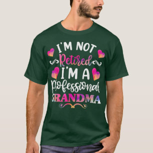 Camiseta Sou uma avó aposentada por mulheres, aposentadoria