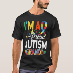 Camiseta Sou uma Avó com Orgulho de Autismo Correspondendo