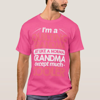 CAMISETA SOU UMA AVÓ QUE FAZ COLCHAS COMO UMA AVÓ NORMAL