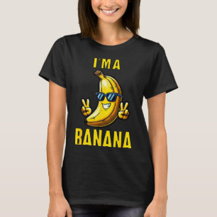 Camiseta Sou uma banana desenho engraçado humor design