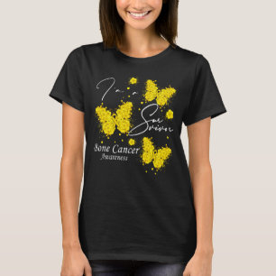 Camiseta Sou uma Borboleta de Consciência de Canceres Ósseo