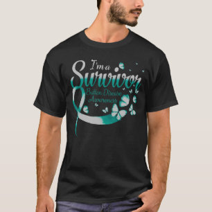 Camiseta Sou uma Borboleta de Sensibilização para a Doença