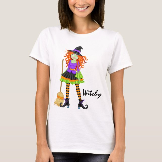 Camiseta Sou uma Bruxa Rochada - SRF (Frente)